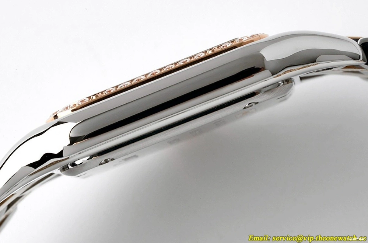 Secrete White BVF SS Ladies 27mm Dial Dia De Panthere RG Quartz 0319